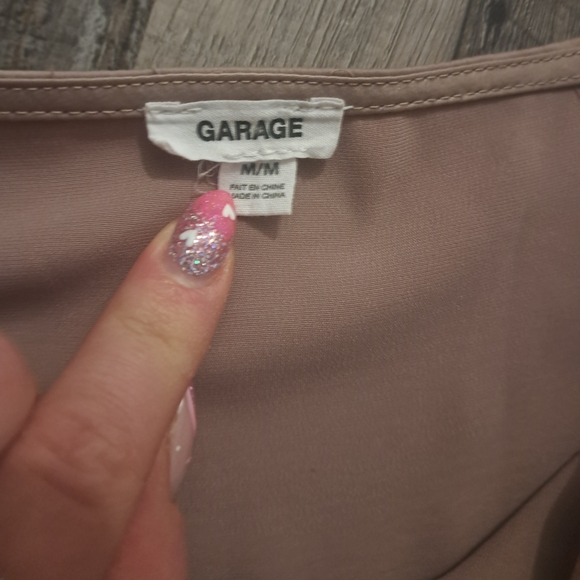 Garage Taupe Slip Dress - Picture 2 of 3